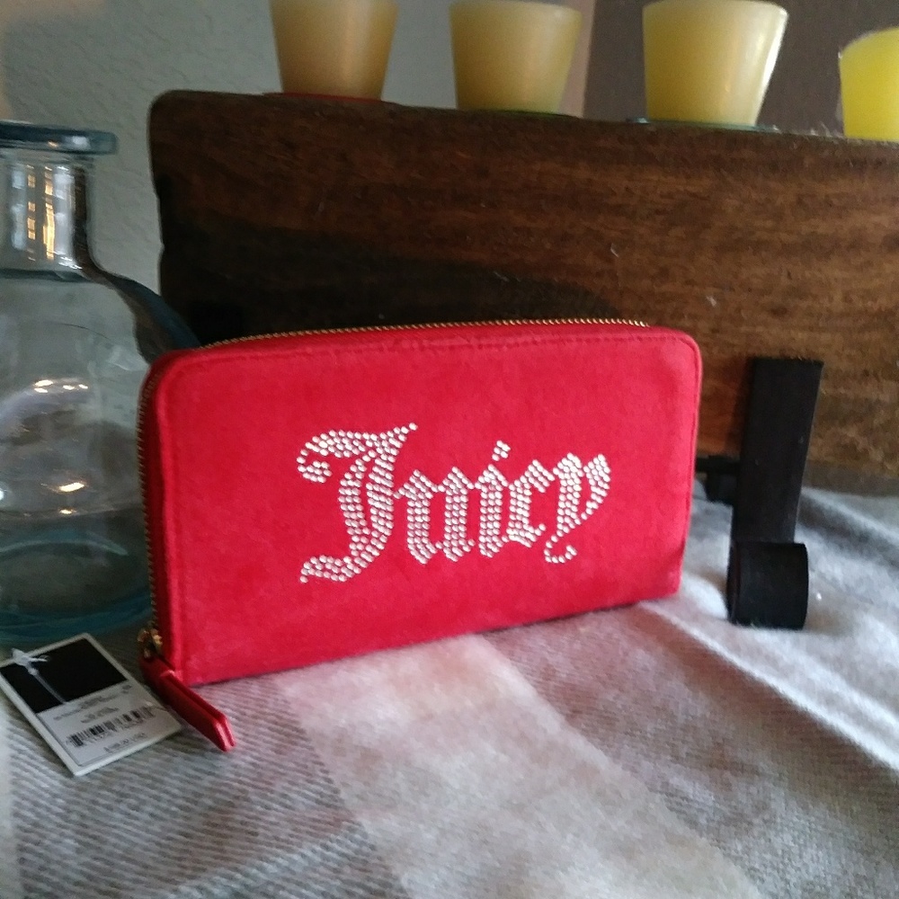 NWT- Juicy Couture velour wallet